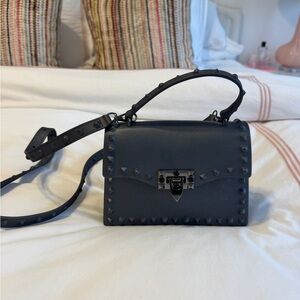 Black Studded Women's Bag